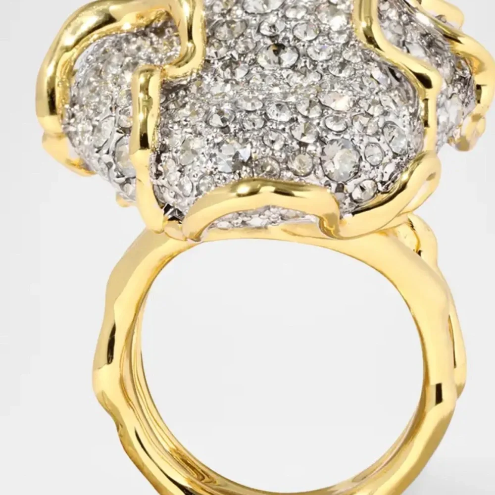 Alexis Bittar Solanales Large Crystal Pave Geode Ring